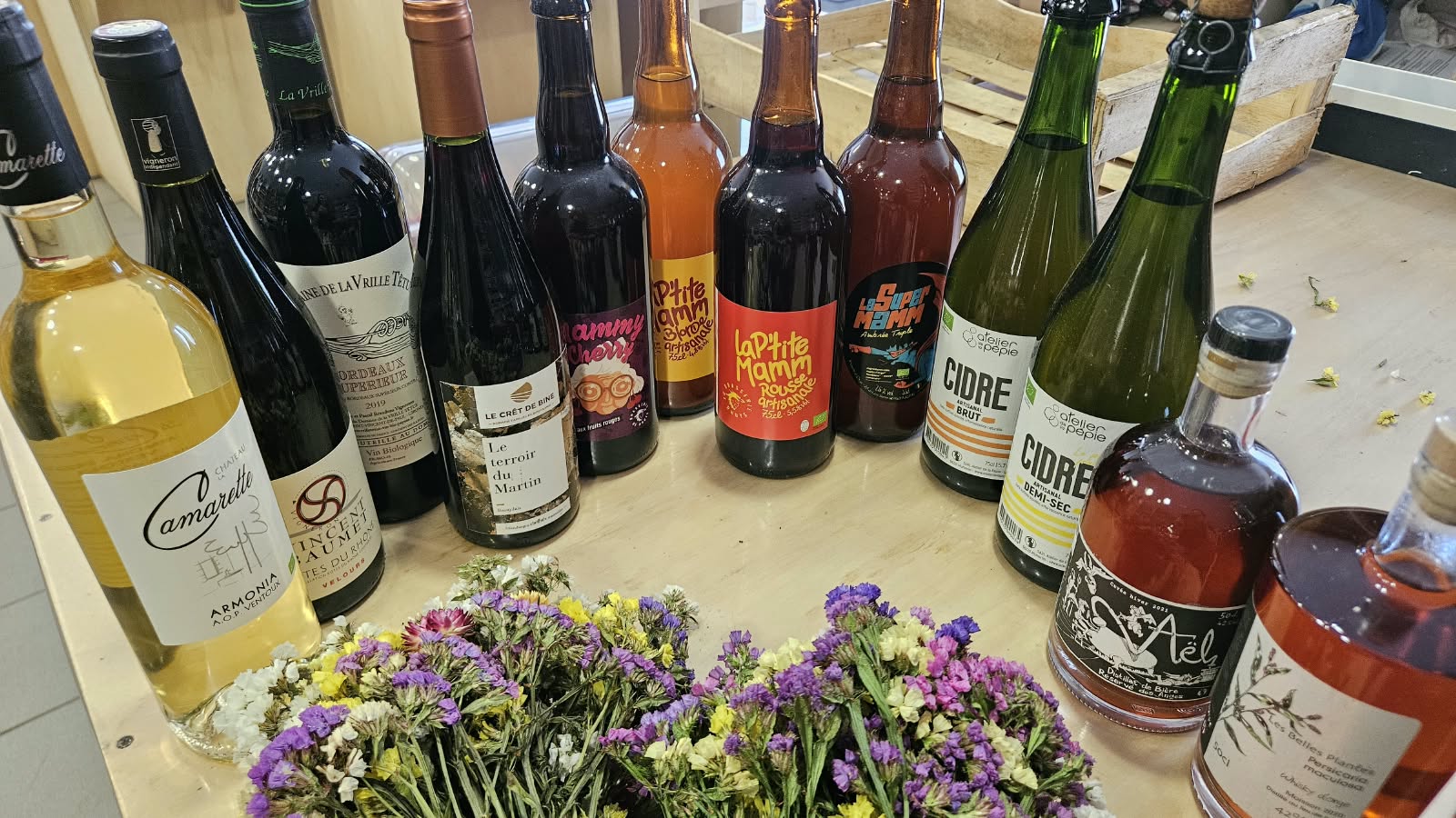 Vins, bières, spiritueux